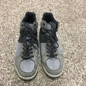 Sz 13 Guess Gray high tops